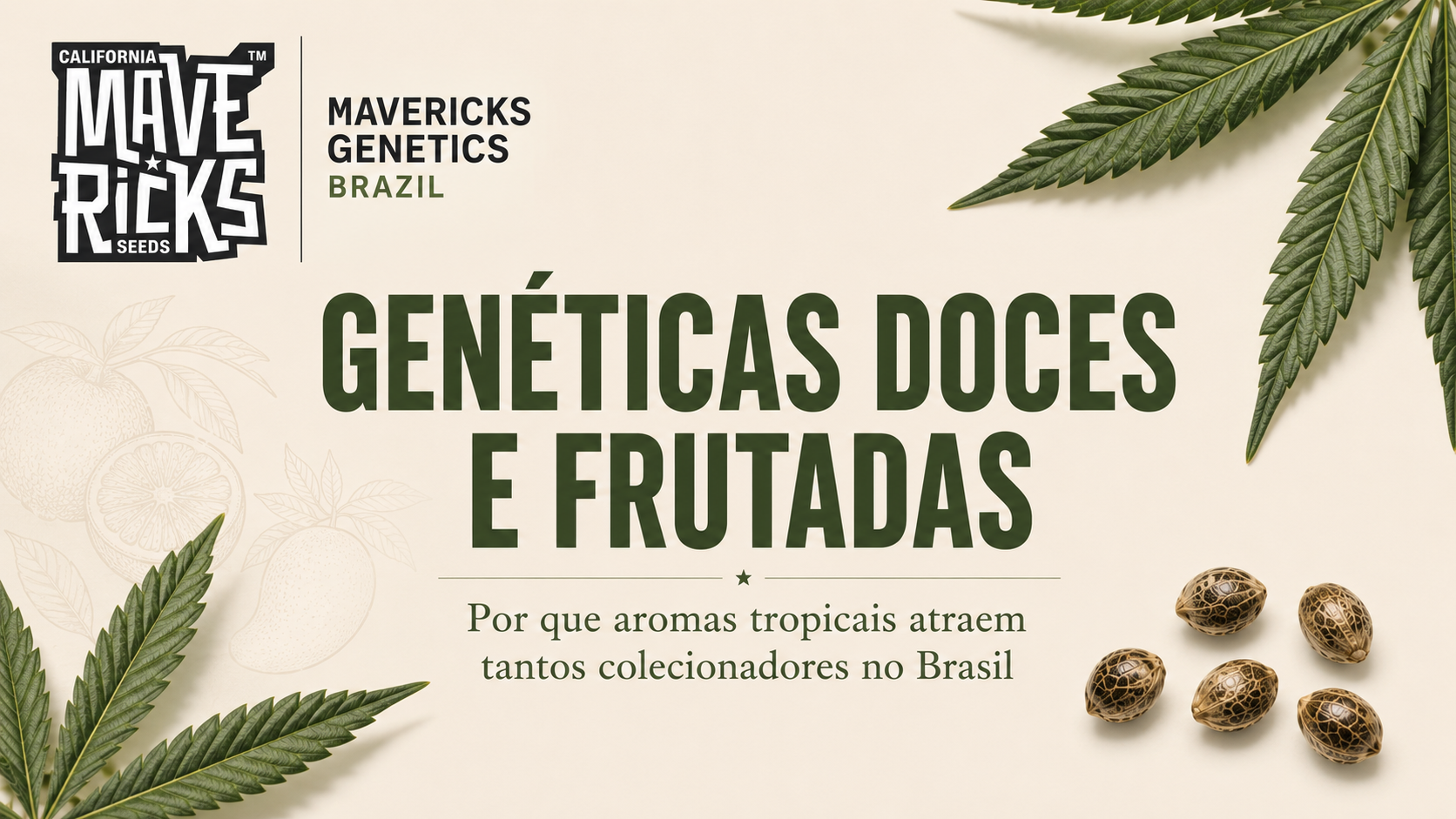 Genéticas doces e frutadas: por que aromas tropicais atraem tantos colecionadores no Brasil
