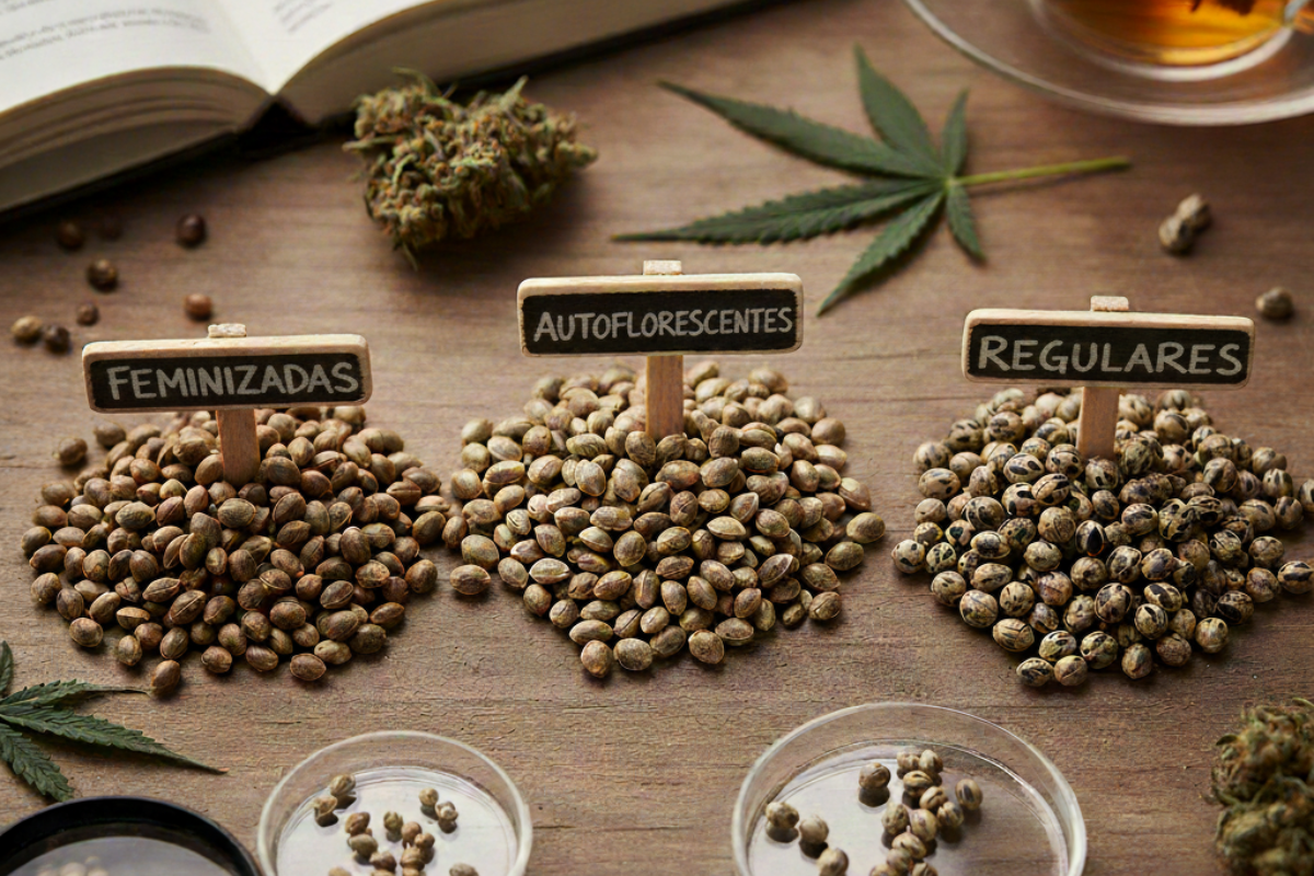 Tipos de sementes de maconha: guia completo para conhecer todas as variedades